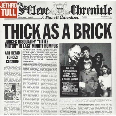 JETHRO TULL: THICK AS A BRICK LP