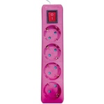 EUROLAMP 4 Plug 2 m Switch (10198)