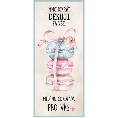 Bohemia Gifts Mléčná Děkuji, 100 g
