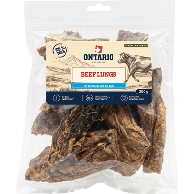 Ontario Pure Nature Sušené hovädzie pľúca 200 g
