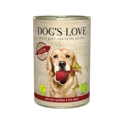 Dog's Love B.A.R.F. 100 % BIO Vegan reds 400 g