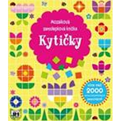 Mozaiková samolepková knížka Kytičky