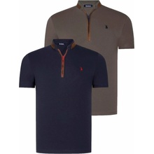 Dewberry T8571 navy blue-khaki