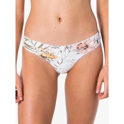 Rip Curl Playa Blanca Ruched Cheeky White