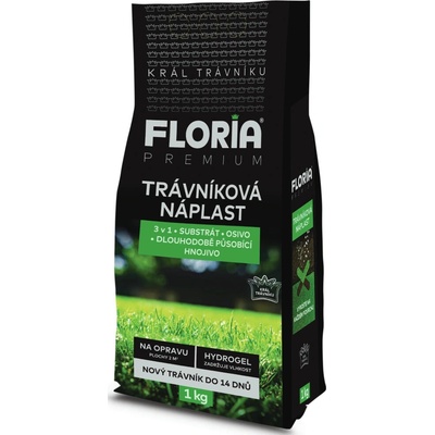 AGRO FLORIA PREMIUM Trávniková náplasť 3 v 1 1 kg