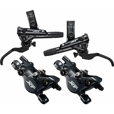 Shimano brzda kotoučová XT M8100 p+z komplet bez kotoučů a adapteru, J-kit v krabičce