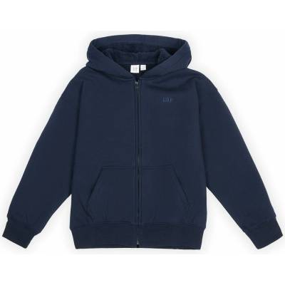 GAP 835289-01 dětská zateplená sherpa mikina Tmavě modrá