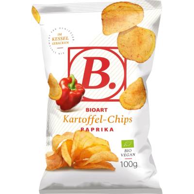 BioArt Bio bramborové chipsy s paprikou 100 g