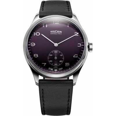 Vulcain Grand Prix - Small Seconds Purple - Black Plain