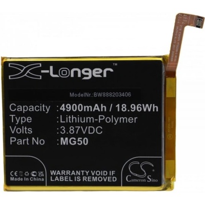 VHBW Батерия за Motorola Moto G9 Plus / XT2087, MG50, 4900 mAh (888203406)