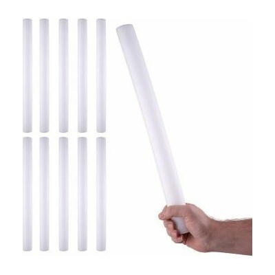 FUNNYFASHN Párty LED pěnová tyč se světlem - růžová - 47 cm