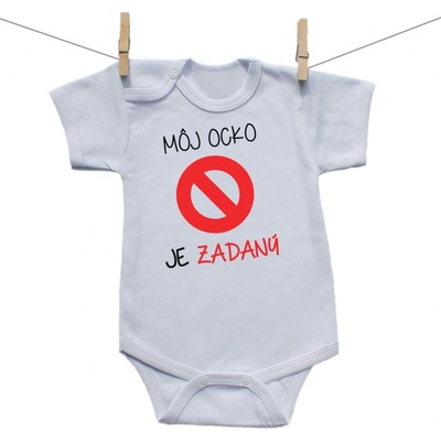 Boodyy Body s krátkym rukávom Môj ocko je zadaný
