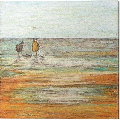 Obraz na plátne Sam Toft - Sandcastle Progress Report, 2 - 40×40 cm