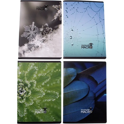 Black&White Тетрадка А4 80 листа, редове - Black and White дизайн