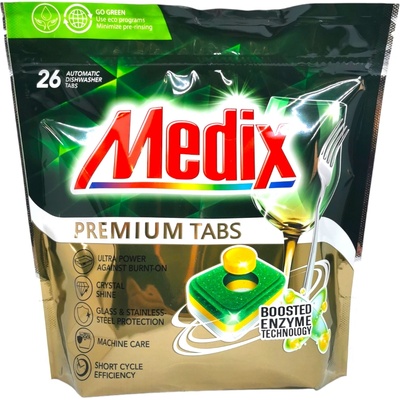 MEDIX таблетки за съдомиялна машина, Premium, 26 броя