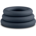 Boners 3-Piece Cock Ring Set Grey