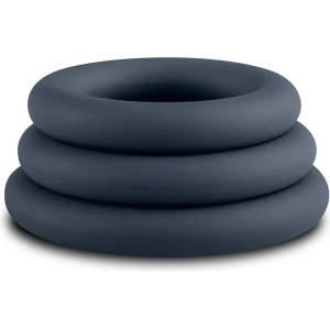 Boners 3-Piece Cock Ring Set Grey