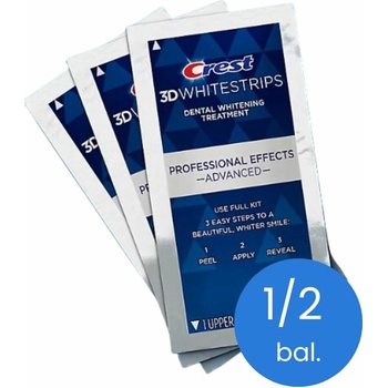 Procter & Gamble Polovičné balenie Crest 3D White Professional Effects ADVANCED 20 ks