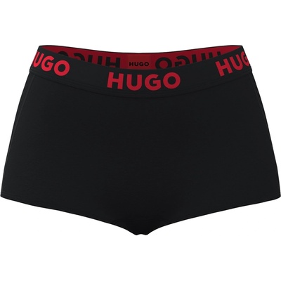 Hugo Дамски бикини Hugo Hugo Boss Logo Briefs Womens - Black