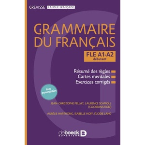 Grevisse FLE - Grammaire A1-A2 | Pellat, Gerber, Hoff, Lang, Meyer, Schmoll (2025)