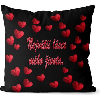 Impar Polštář Největší lásce 40x40 – Zboží Mobilmania