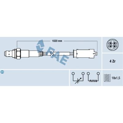 Lambda sonda FAE 77238