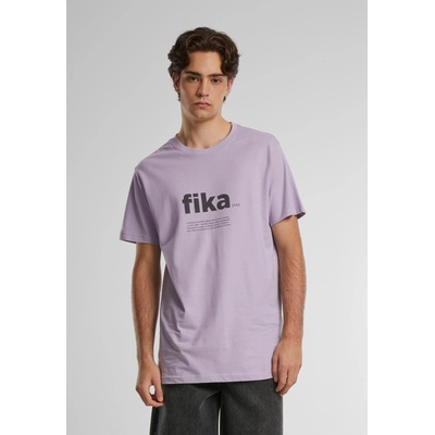 Mister Tee Тениска Fika Definition T-Shirt Round Neck lilac 5XLUB-MT1258-00145 - Тъмносив, размер M