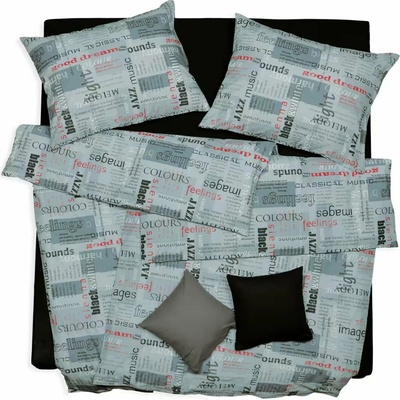 SCANquilt Obliečky klasik design feelings 140x220 70x90