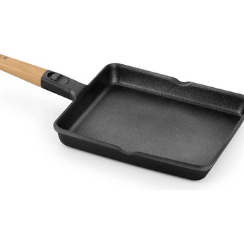 BRA Квадратен индукционен тиган BRA MARKET с мобилна дръжка - 28 х 28 x h6 см (BRA 791328)