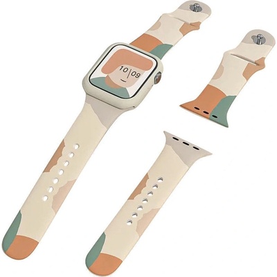 HQWear Резервна силиконова каишка Strap Moro Camo за Apple Watch 6/5/4/3/2/SE(45mm/45mm/42mm), Камуфлаж-5 (9145576238103)
