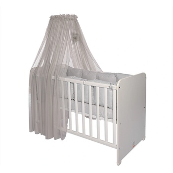 Lorelli Балдахин за бебешко легло Lorelli - Color Pom Pom, 480 x 160 cm, Сив (20051290004)