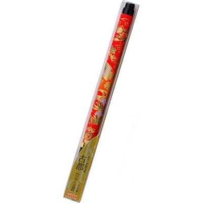 Akashiya Japonské kaligrafické pero AKA Gold Flowers černé 17,6 cm
