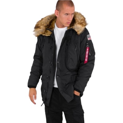 Alpha Industries Polar Jacket pánska zimná bunda black
