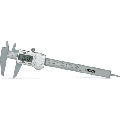 INSIZE Digitální posuvné měřítko z tvrzeného plastu typ 1139 -150mm / 0-6"