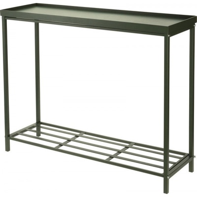 PROGARDEN Stojan na květiny kovový stolek 75 x 23 x 60 cm zelená KO-X99001200 – Zboží Dáma