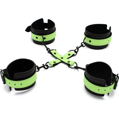 Kiotos Glow In The Dark Cuffs & Hogtie Set