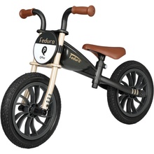 QPLAY Odrážedlo Feduro Black/Golden, věk 3-6 let, do 30 kg