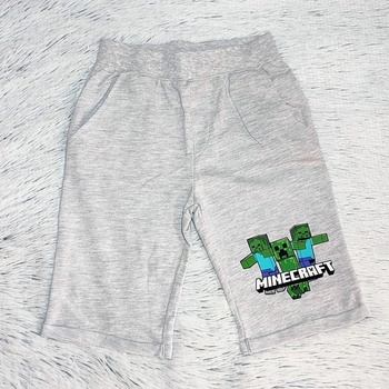 Šortky bermudy Minecraft šedé