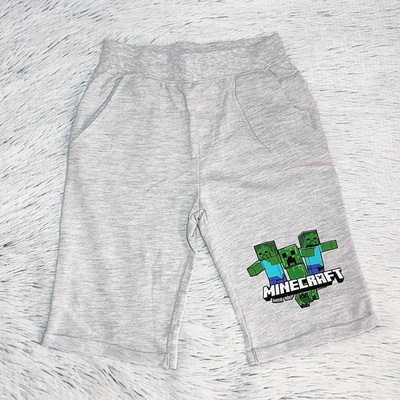 Šortky bermudy Minecraft šedé