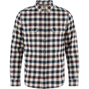 Fjällräven Мъжка риза с копчета Fjällräven Skog Shirt - Chalk White / Black Oak (033-1068-1214)
