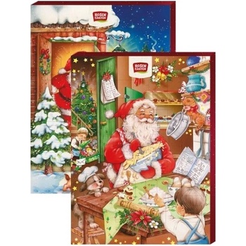 ROSENGARTEN Adventný kalendár z mliečnej čokolády BIO 75 g