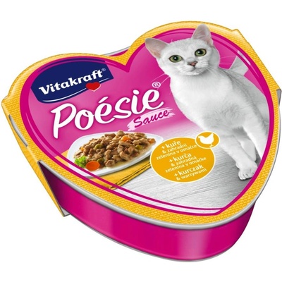 Vitakraft Poésie Sauce kurča & záhradná zelenina v omáčke 85 g