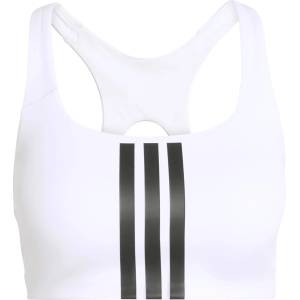 adidas Дамски спортен сутиен adidas Women's Optime 3-Stripes MS Bra Sports bra - White / Black - размер XS (114-3921-0212)