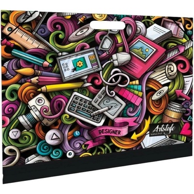 Oxybag 7-31521 Artstyle Graffiti, dosky na výkresy A3, lamino, s gumičkami po stranách