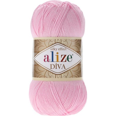 Alize příze Diva 291 růžová lila