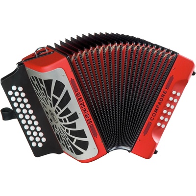 Hohner Compadre GCF Диатоничен акордеон Red (A48241)