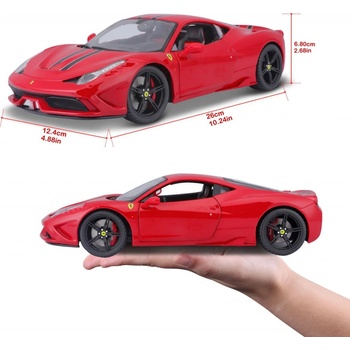 Bburago Signature Ferrari 458 Speciale Ferrari červená 1:18