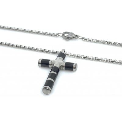 Jan Kos jewellery Řetízek s přívěskem z oceli 12118373