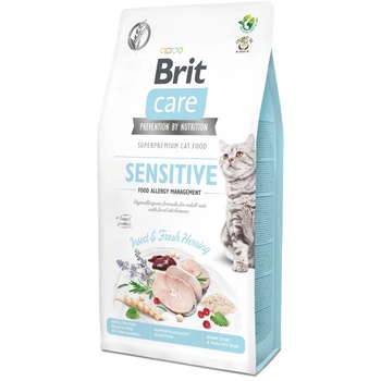 Image 1 of Brit Care Cat Без зърнени култури Чувствителни алергии Инсектициди 400 г