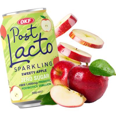 OKF PostLacto Zero Sugar Sweety Apple Sparkling Drink 350 ml